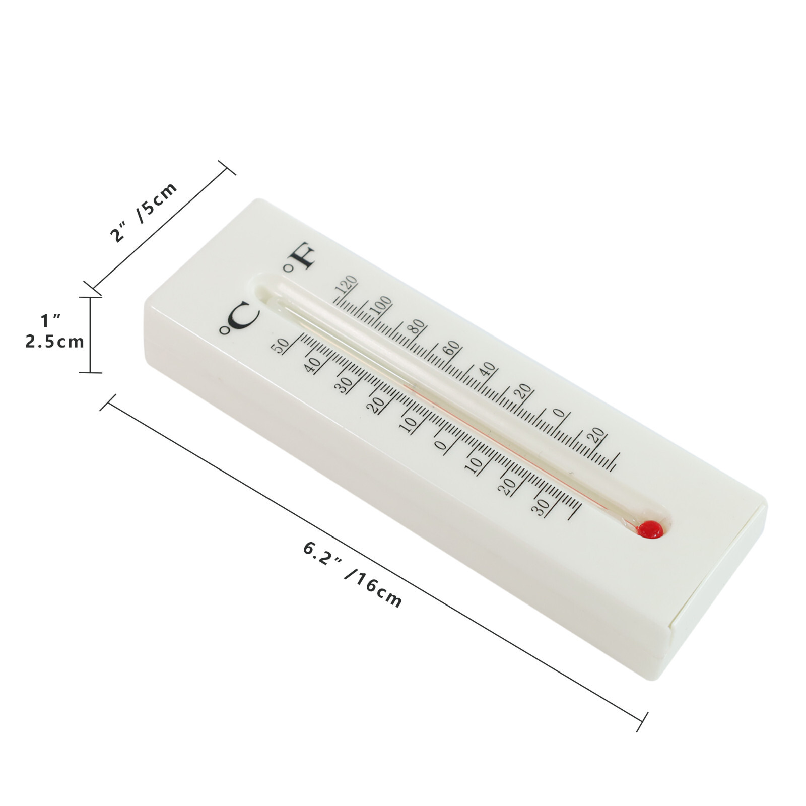 WYZworks Thermometer Hide a Key Holder House Car Stash Outdoor Temperature
