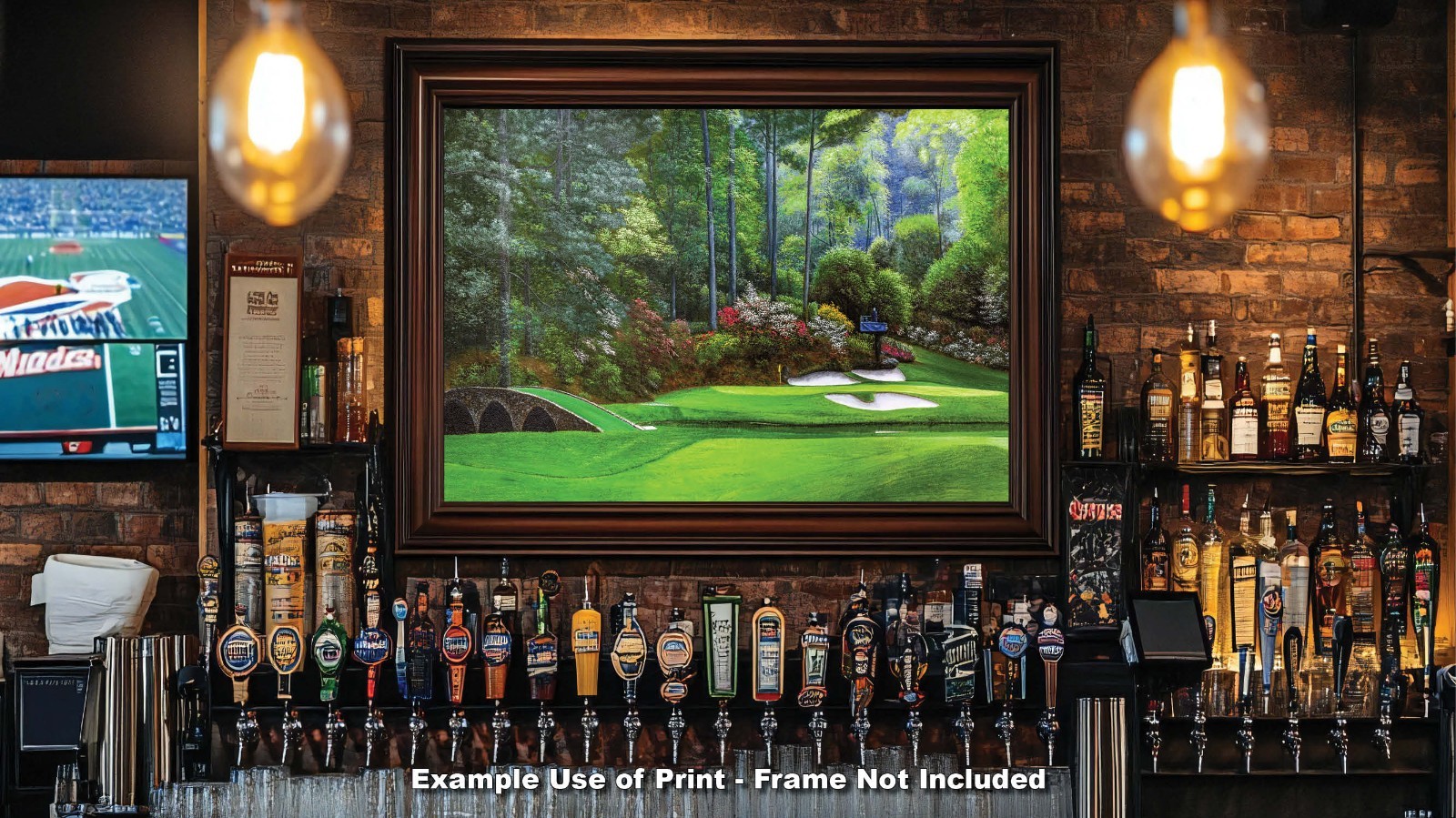Augusta National Golf Hole 12 Golden Bell Masters Amen Corner PGA Art Print Ri4