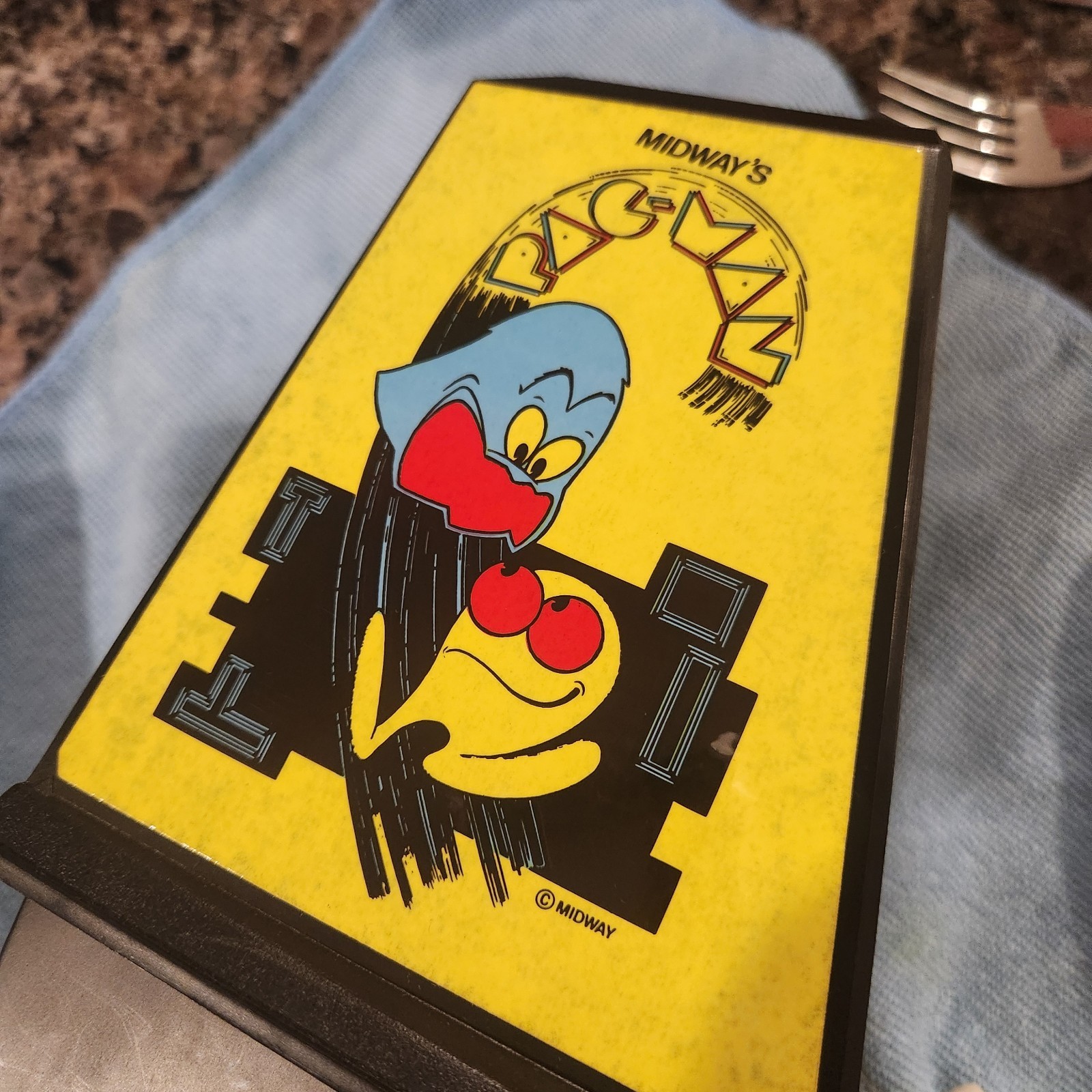 Vintage Pac-Man Mini-Arcade (Midway, Coleco) + box, manual, warranty card; Works