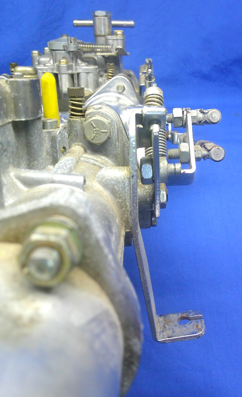 B&M Super Charger Low Profile Dual Carb Intake Hat w/ Mikuni 40PHH Carburetors