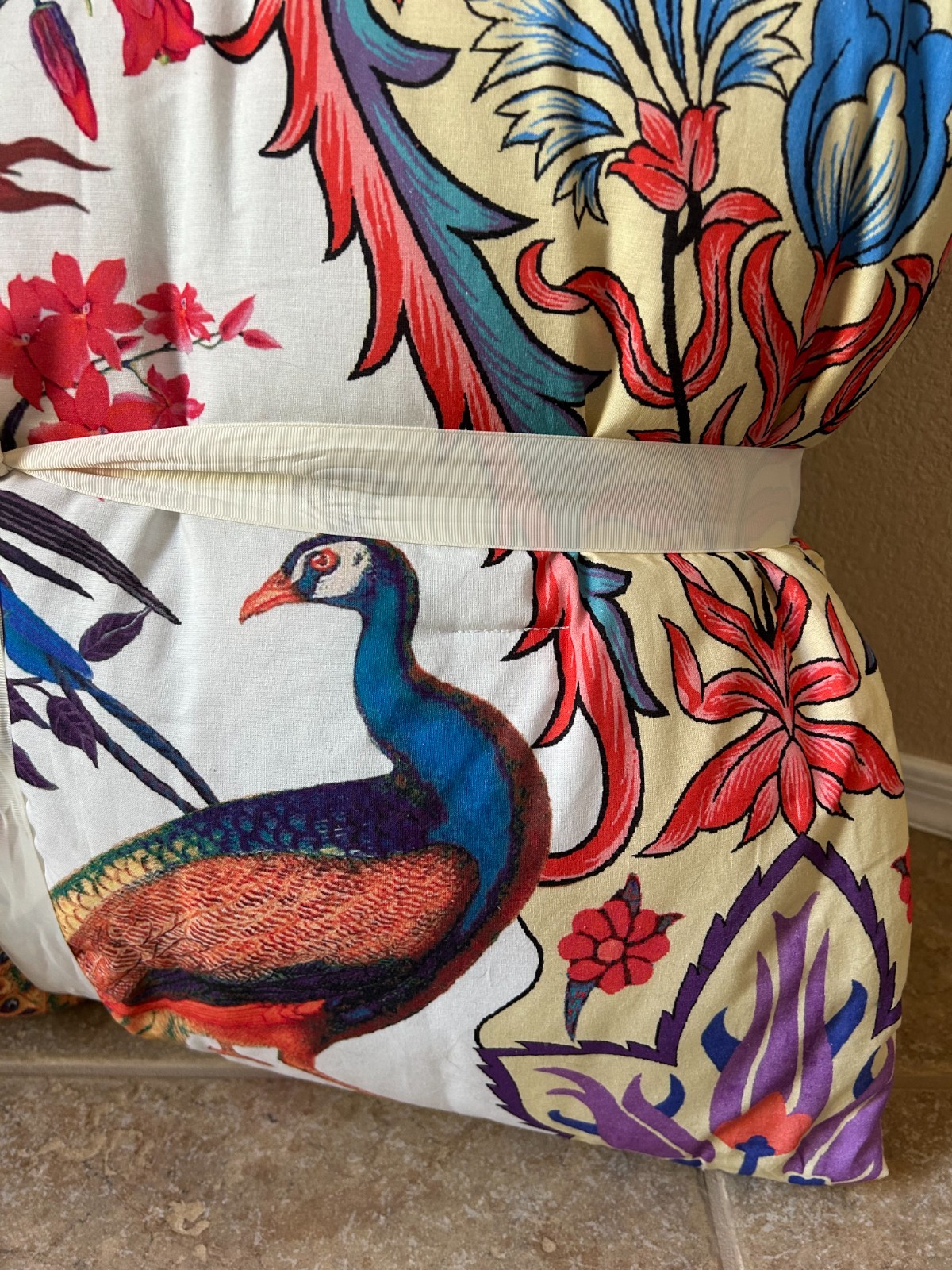 Studio D Kyrie Peacock Floral Comforter Mini Set wShams Full/Queen $209 NWT