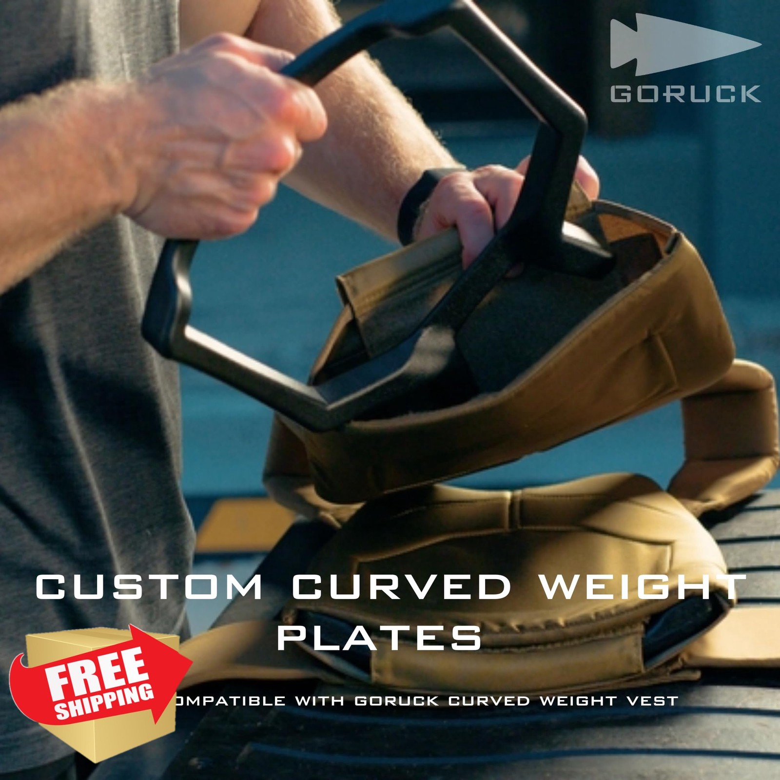 GORUCK Ruck Plate 9.25LB 6.25LB Curved Vest Weight 2 Pack