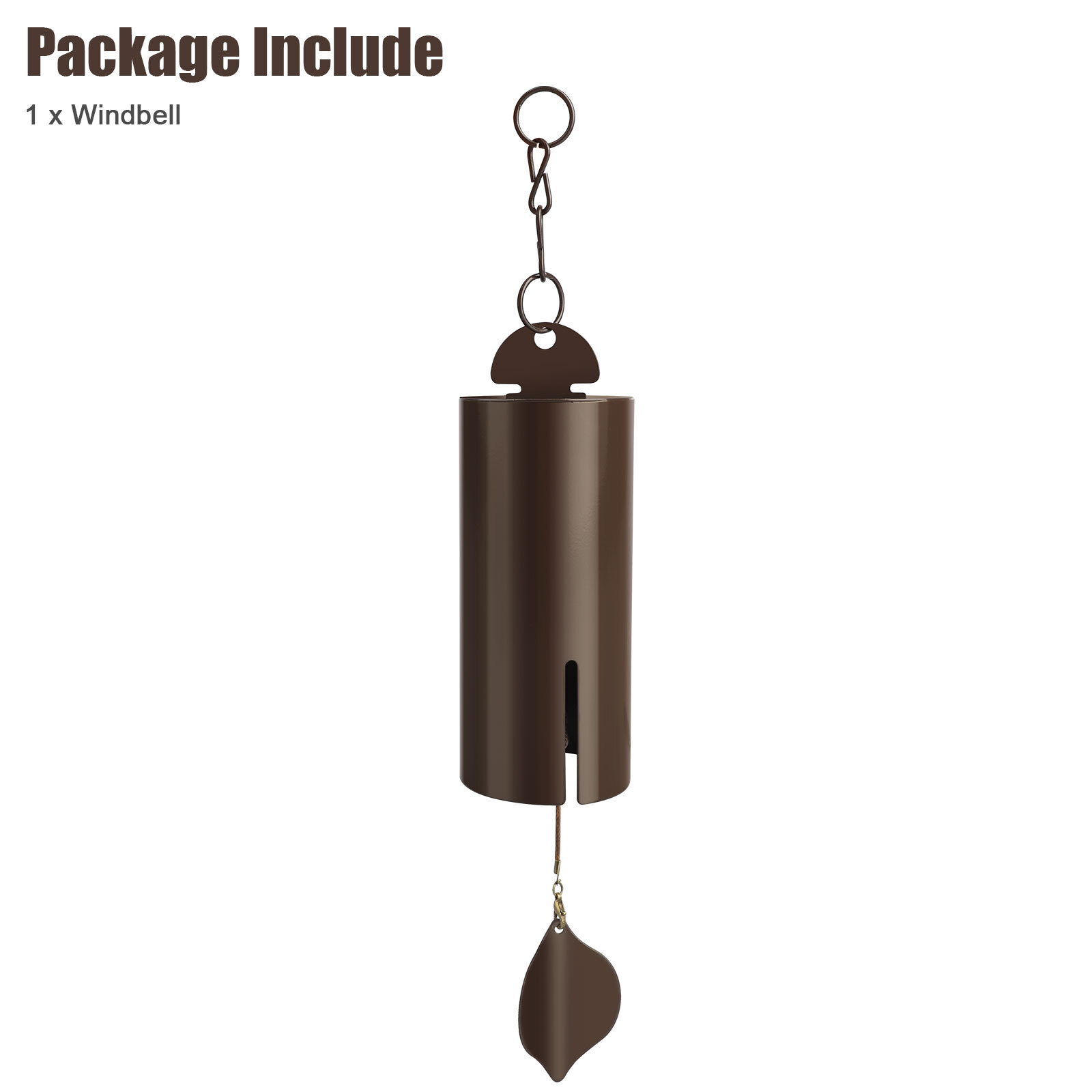 Large Deep Resonance Serenity Bell Heroic Wind Chime Outdoor Home Decor Windbell