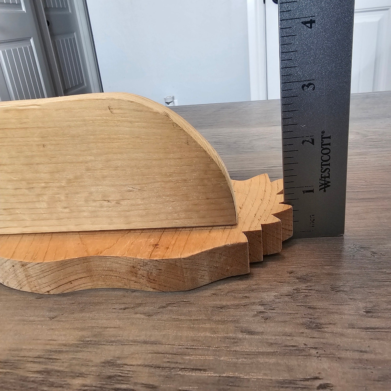 Vintage Wood Swan Shelf Wall Mount 90s Heart Cottage Coquette Decor Ducks Birds