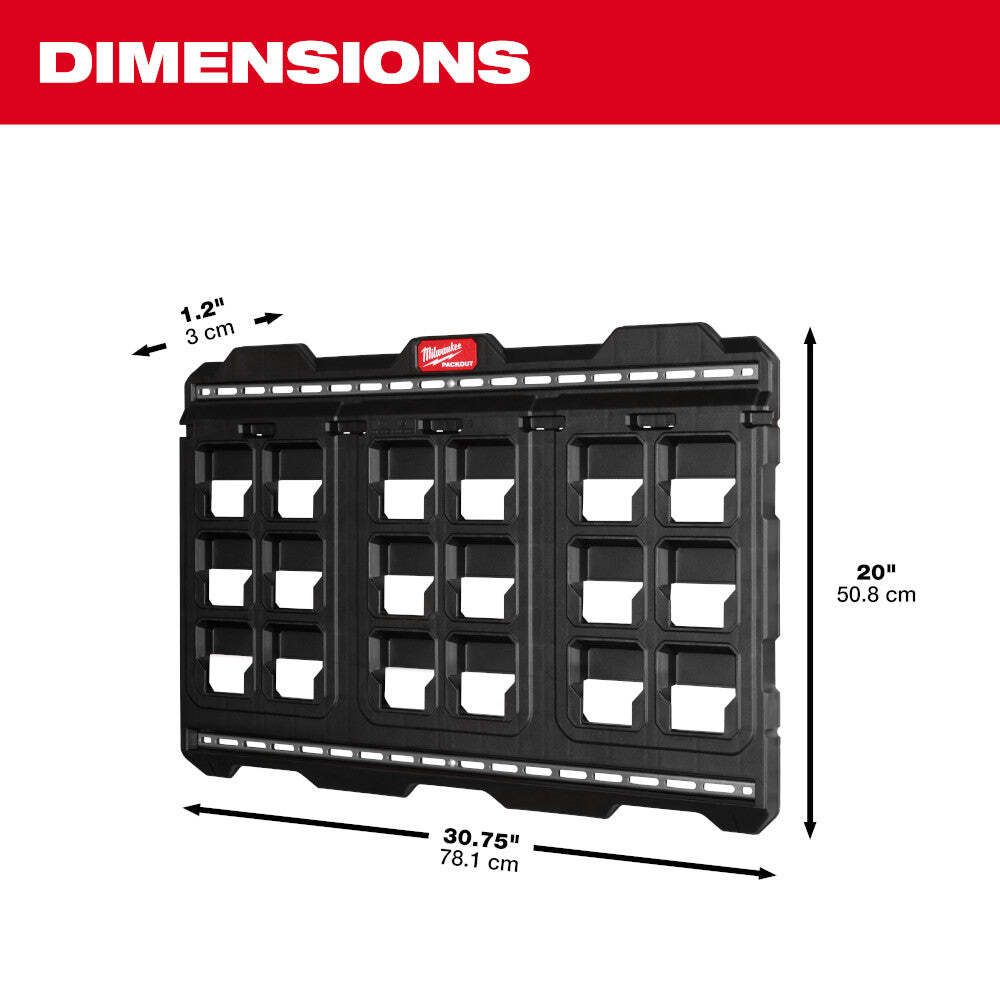 Milwaukee 48-22-8497x6 PACKOUT Large Wall Plate Bundle - 6 PK