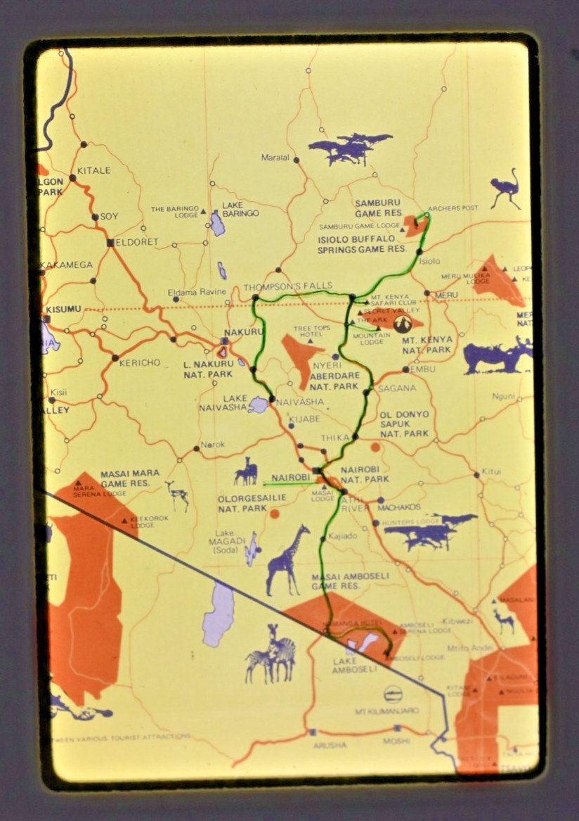 Vintage 1986 Kenya Safari Slides 120 Lot Wildlife Tribal Photo