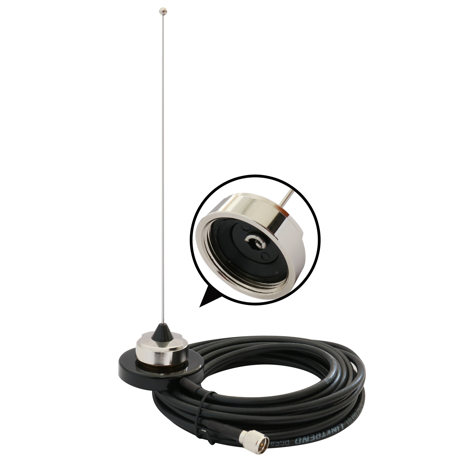 VHF NMO Antenna 155-174MHz Magnetic Mount MINI RG58 Cable For Car Mobile Radio