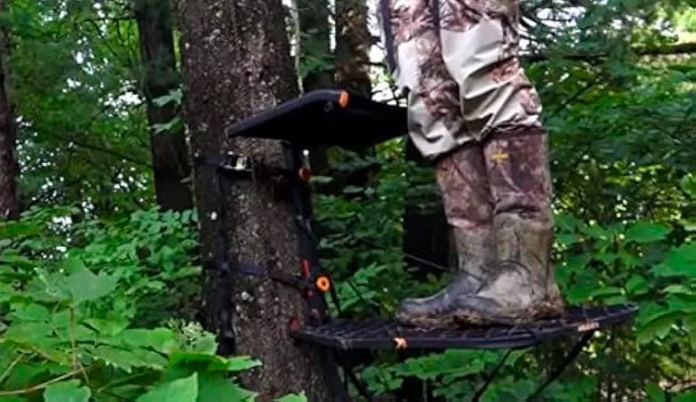 Muddy The Viking Lightweight Silent Hang-On Treestand/Flex-tek Seat Deer Hunting