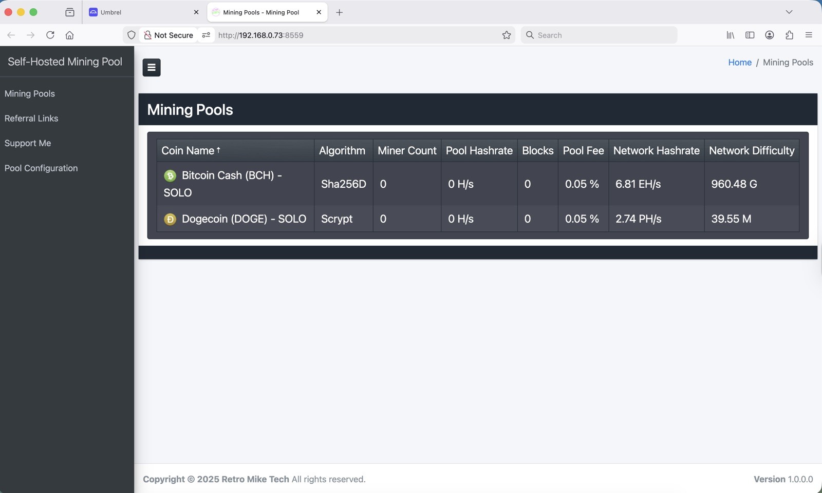 Industrial PC MS9818 Bitcoin Cash BCH & Dogecoin DOGE Full Node + NerdMiner