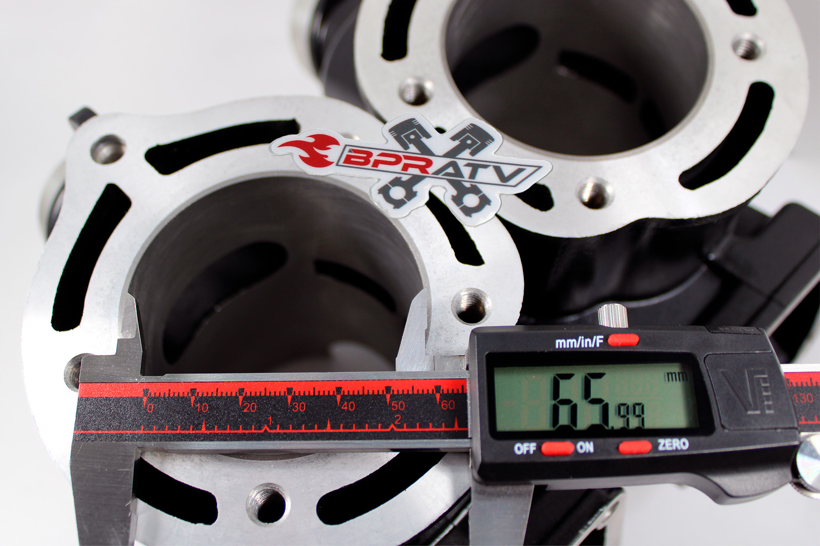 Yamaha Banshee 66mm Big Bore Cylinders + CP-Carrillo Pistons Top End Rebuild Kit