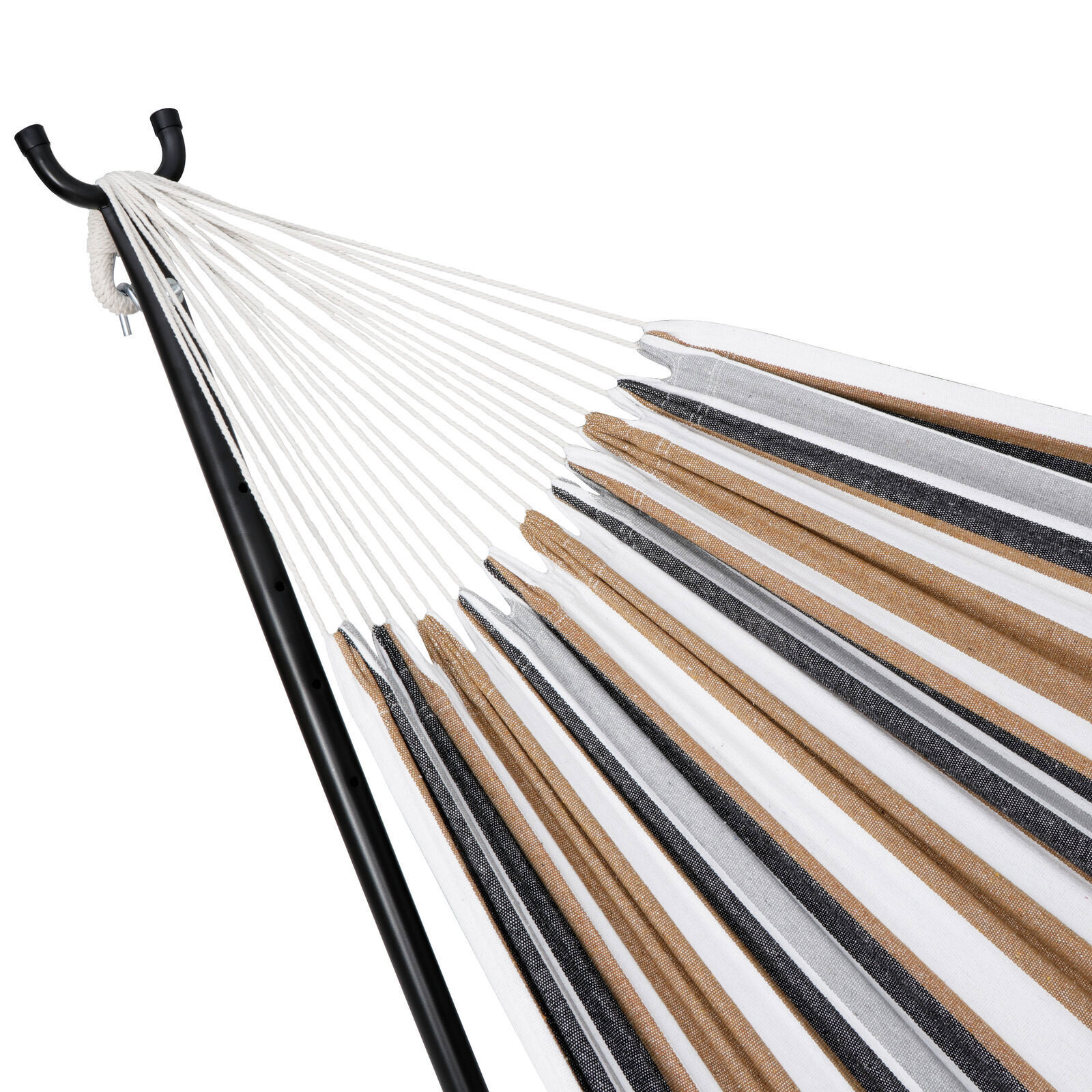 Double Hammock with 620lb Capacity 9FT Steel Stand and Portable Carrying Case