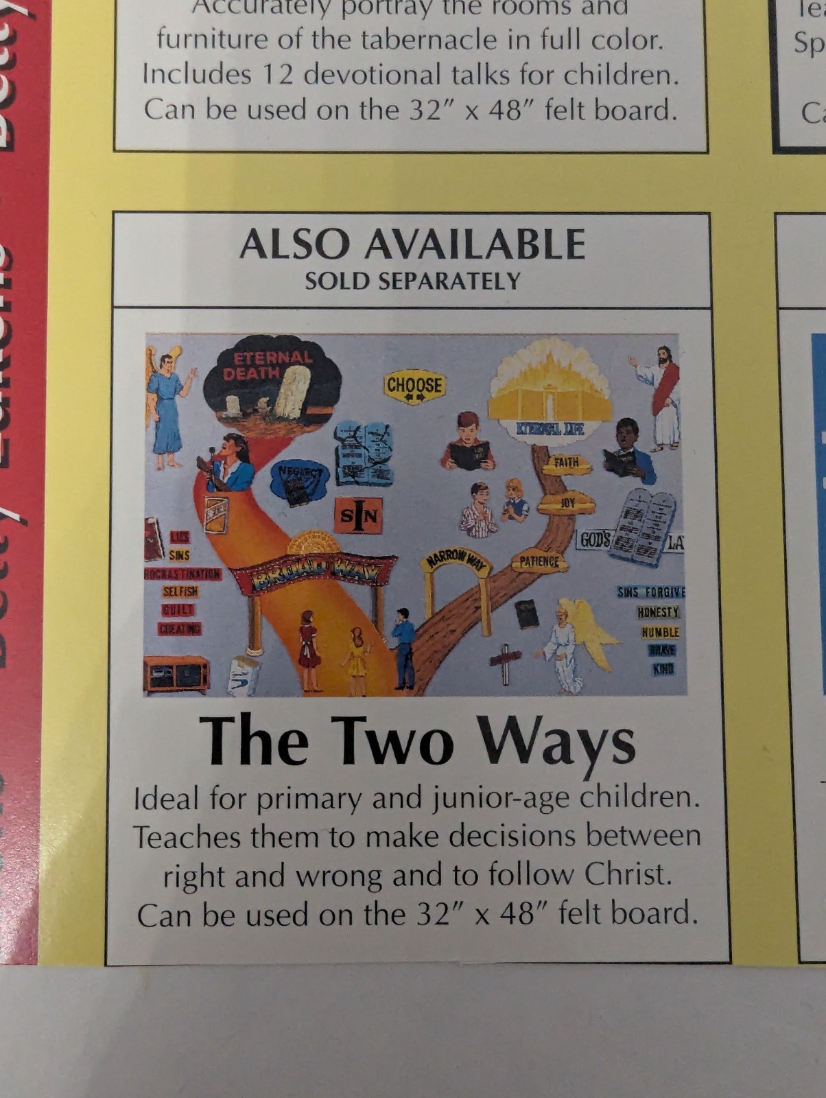 Betty Lukens Thru Bible in Felt Two Ways, Christian Armor, Trees, Fruit OfSpirit