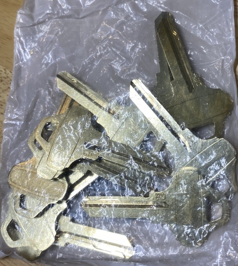 Schlage C123 Keys | 10 Key Set | Made in USA | Locksmith