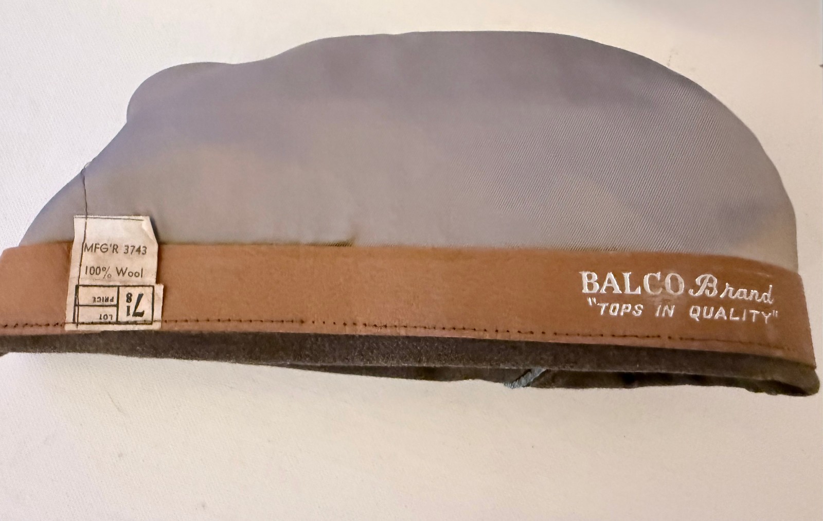 WW2 US Army Infantry Garrison Cap Size 7 1/8 Blue Piping