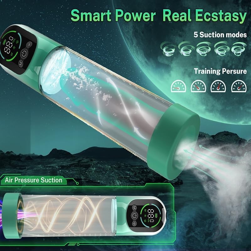 Vacuum Electric Penis Pump Digital rechargeable Male Men Penis Enlarger Growth