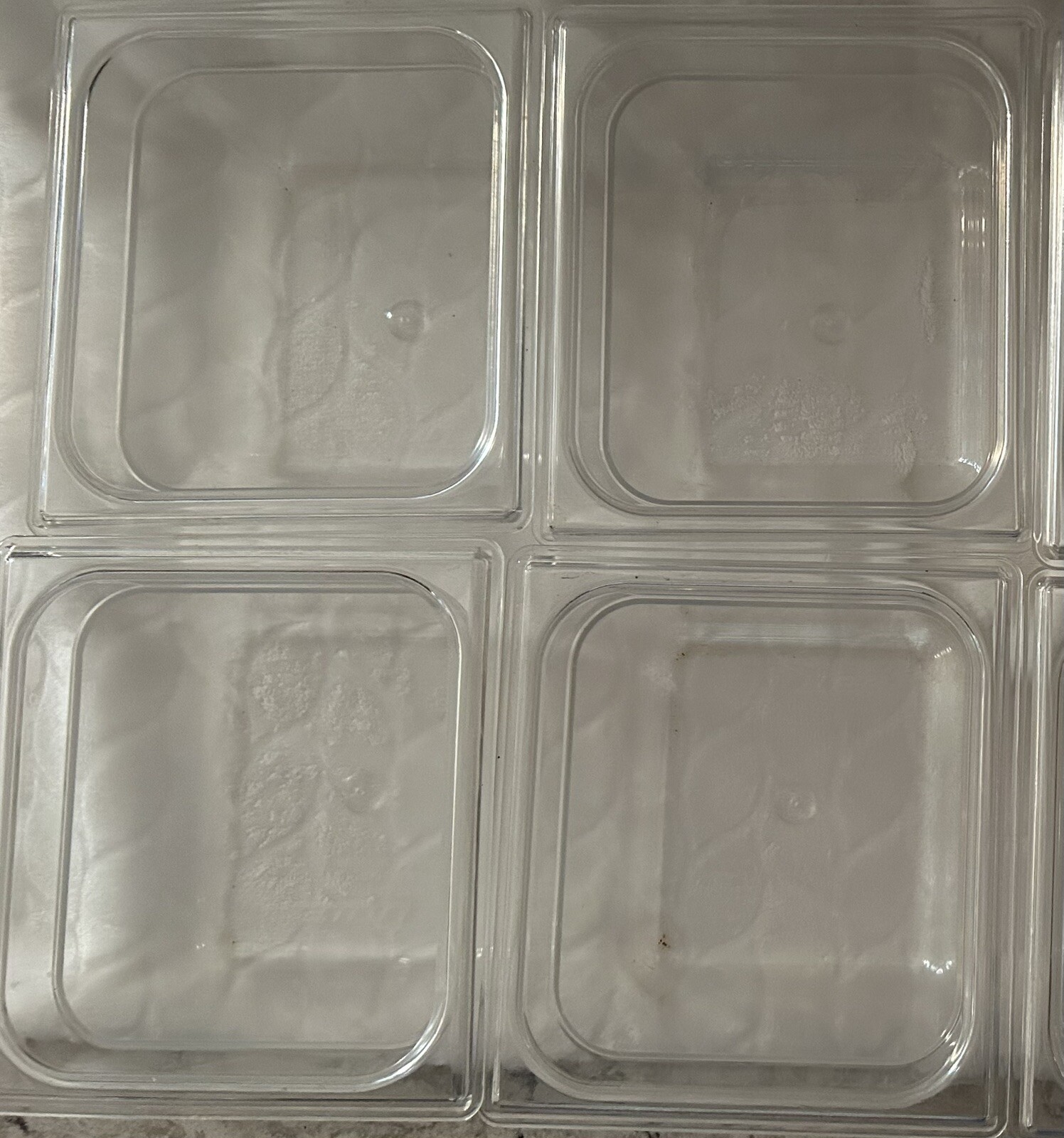 42 Each True Clear Food Pan 1/6 Size 4” Deep NSF Commercial Prep Polycarbonate