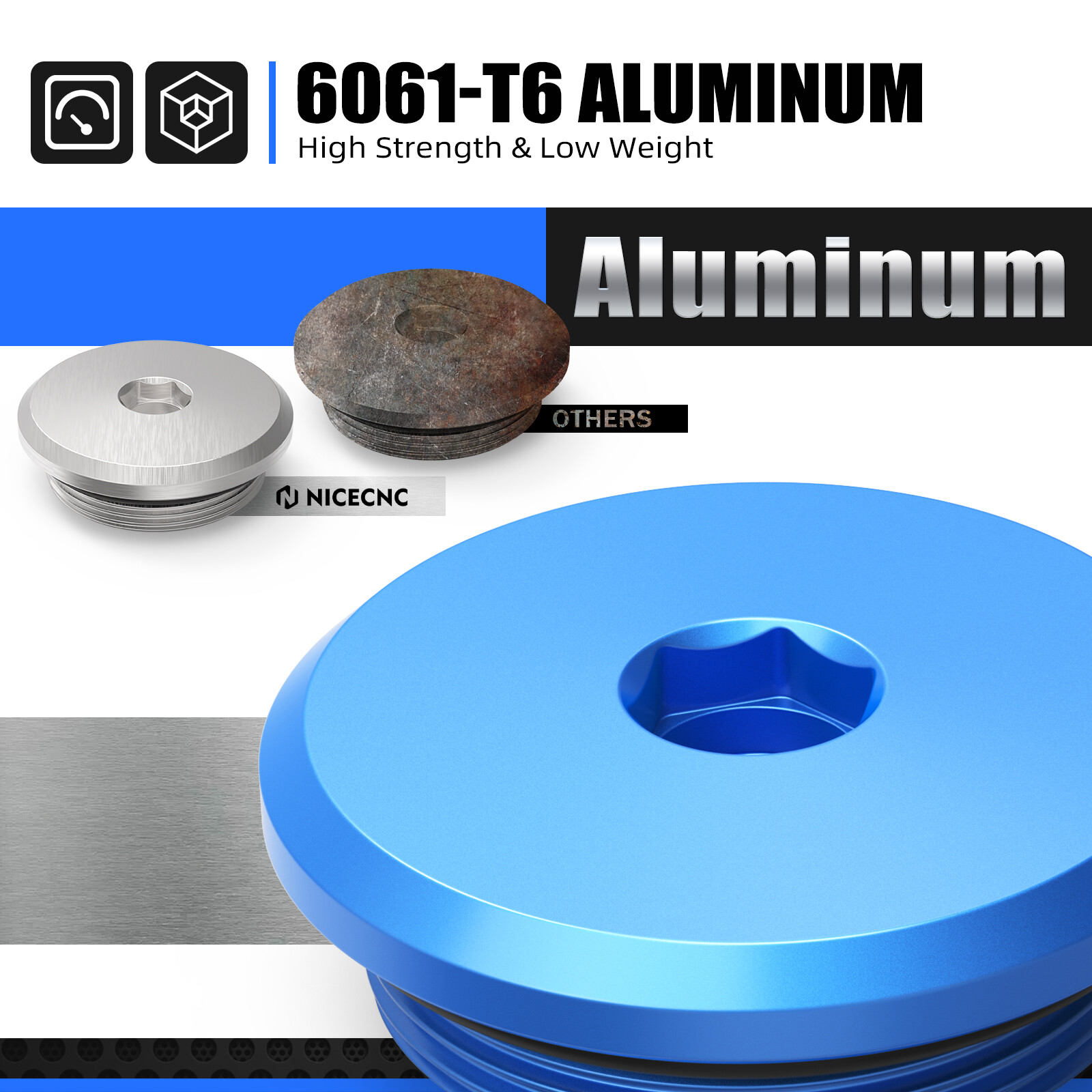 Crankcase Cover Plug Cap For Yamaha GRIZZLY 550 700 RAPTOR 700R RHINO 700 ATV