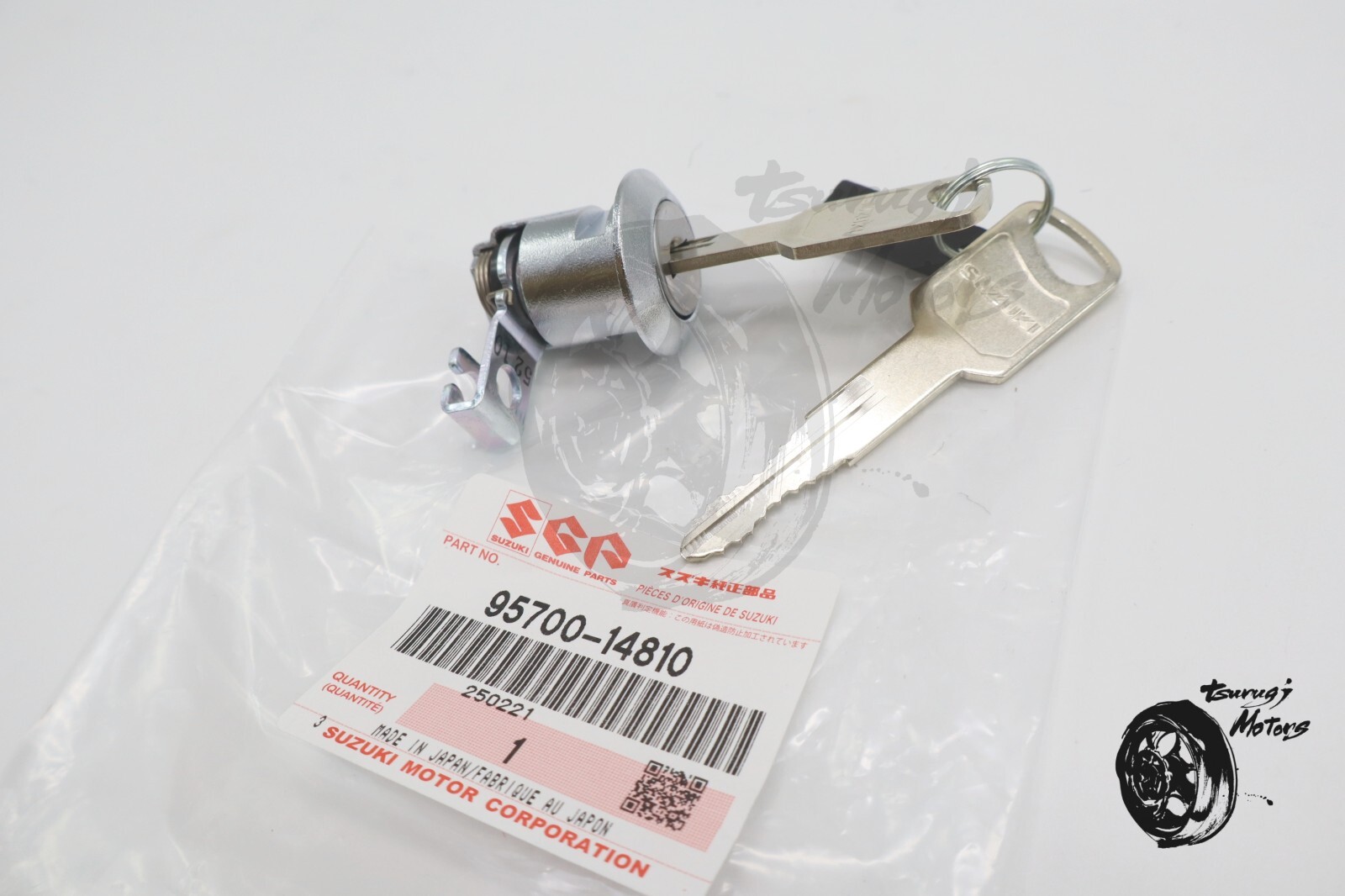 SUZUKI Genuine GSXR GSXS 600 750 1000 Rear Seat Tail Lock Set 95700-14810 W/Keys