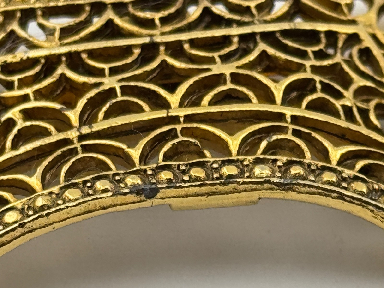 Vintage Musi Shoe Clips Gold Tone Signed