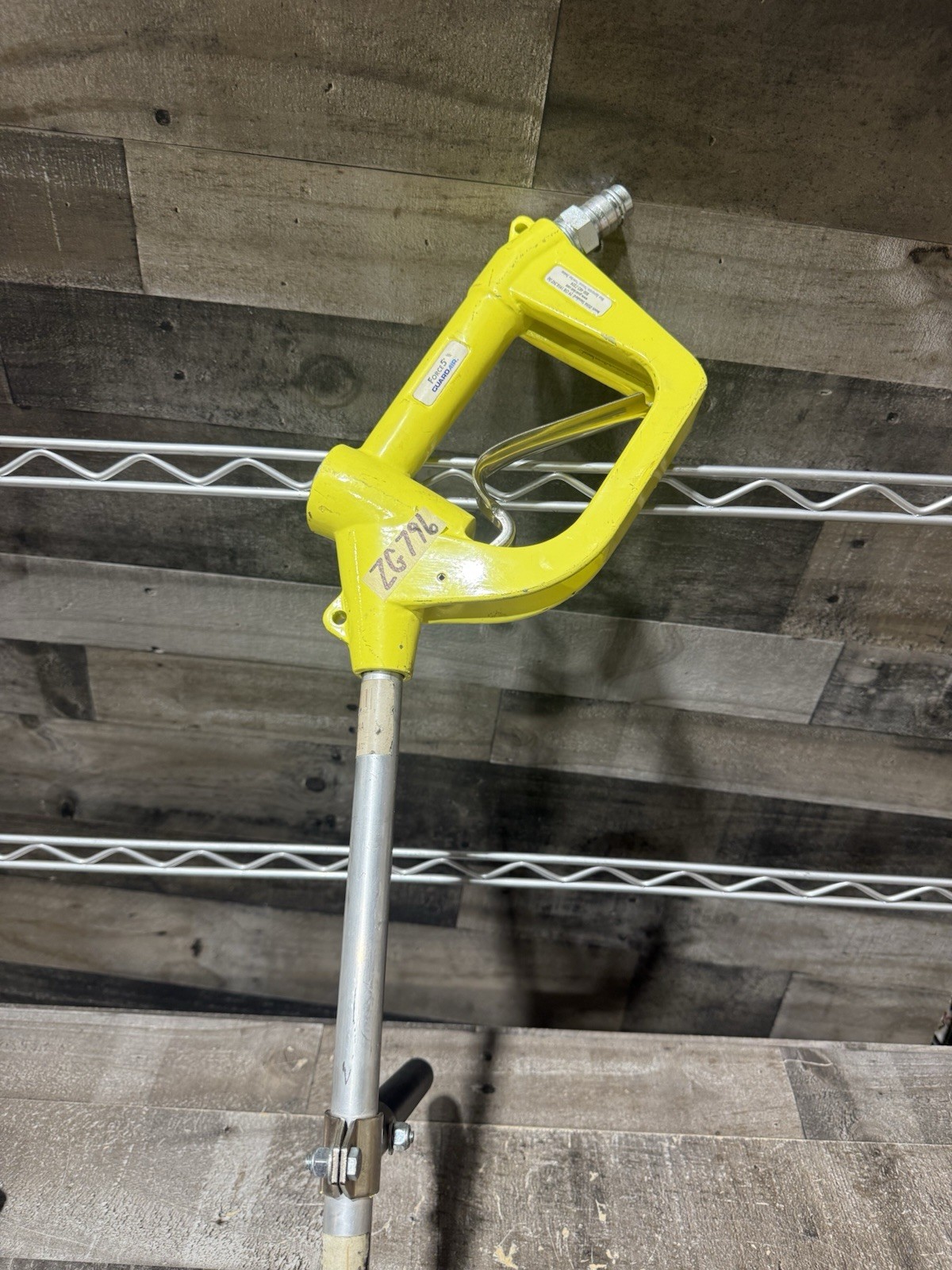 Guardair FORCE 5 F5072AA Pistol Grip Air Gun, 72" Extension 1CJF5 Nice