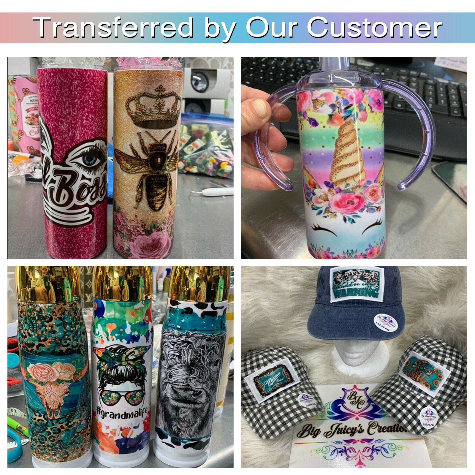 Koala Sublimation Paper 8.5x11 115g for Inkjet Heat Transfer Mugs Tumblers