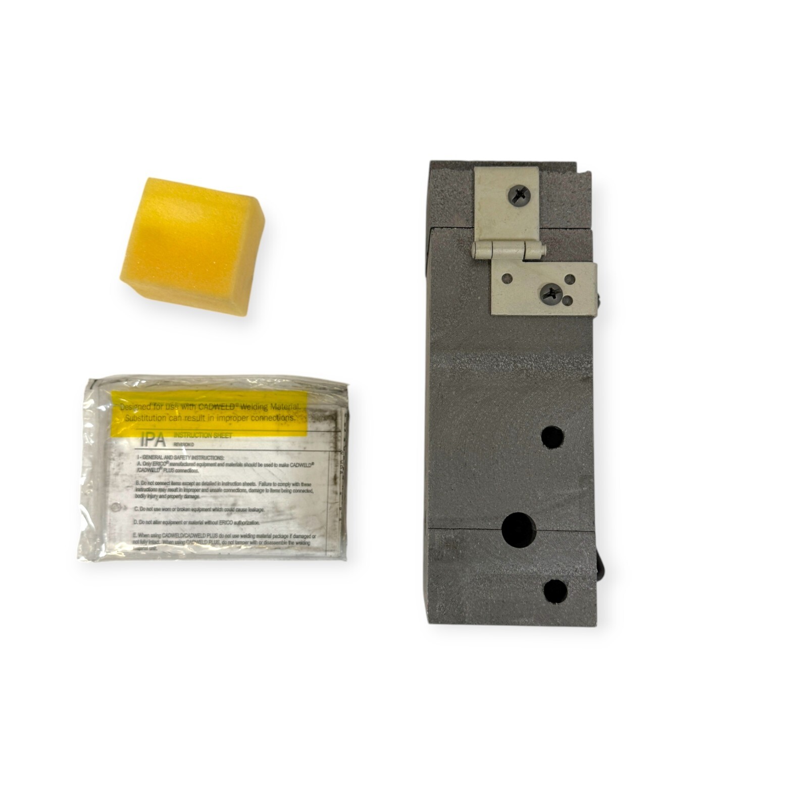 Erico Cadweld TAC2Q2G Graphite Mold for Welding Cable to Cable Tee 4/0 to 2/0