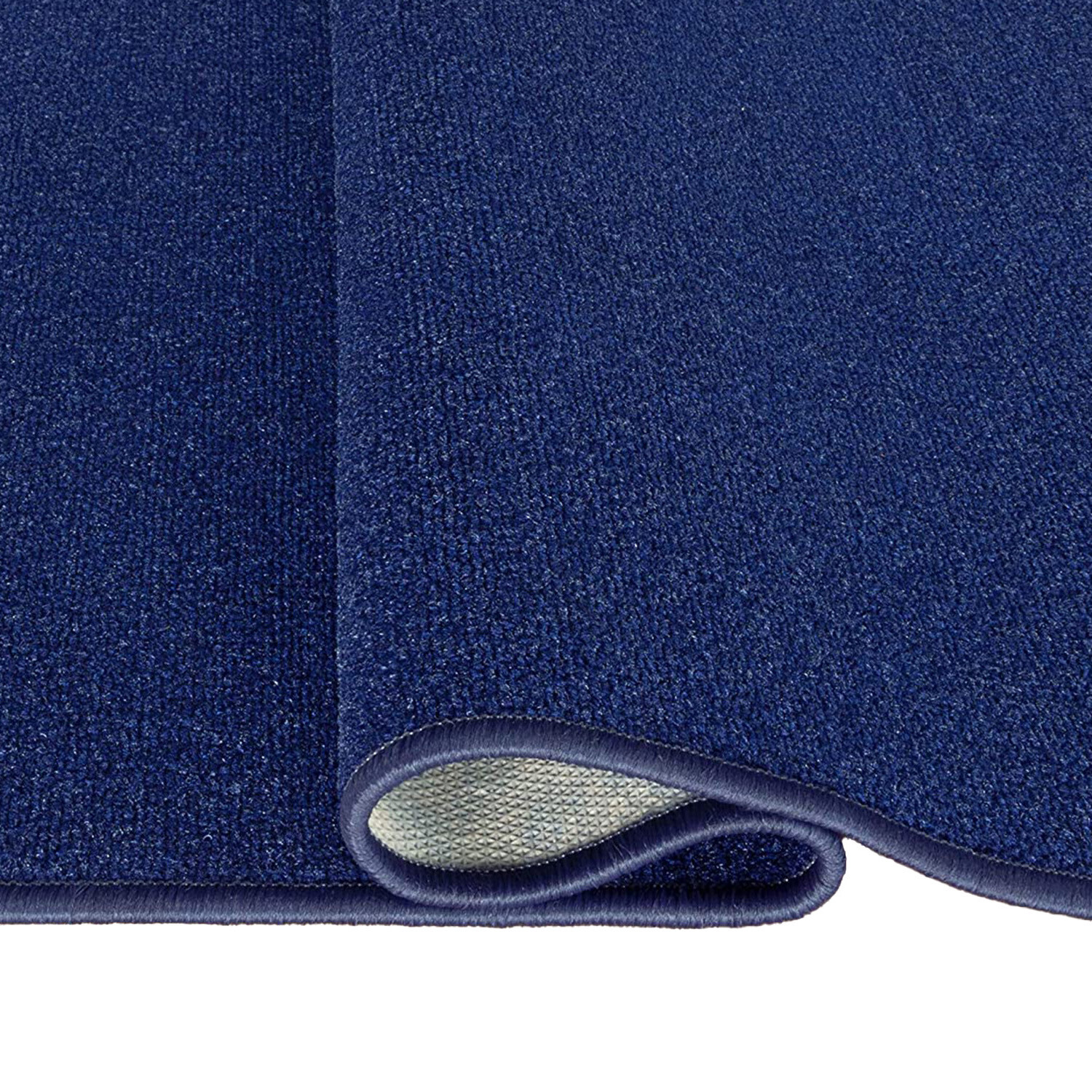 Custom Size NAVY BLUE Stair Hallway Runner Rug Rubber Back Non Skid 22" 26" 31"