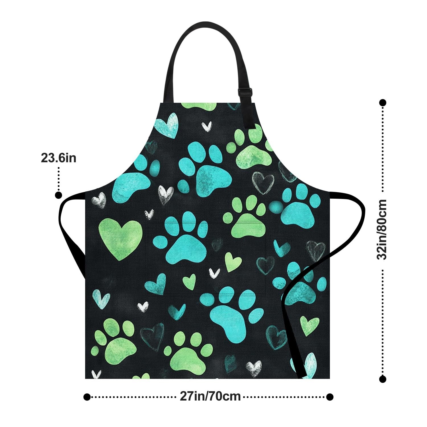Apron Home Kitchen Cooking Baking Gardening for Women Men with Pockets, apron...