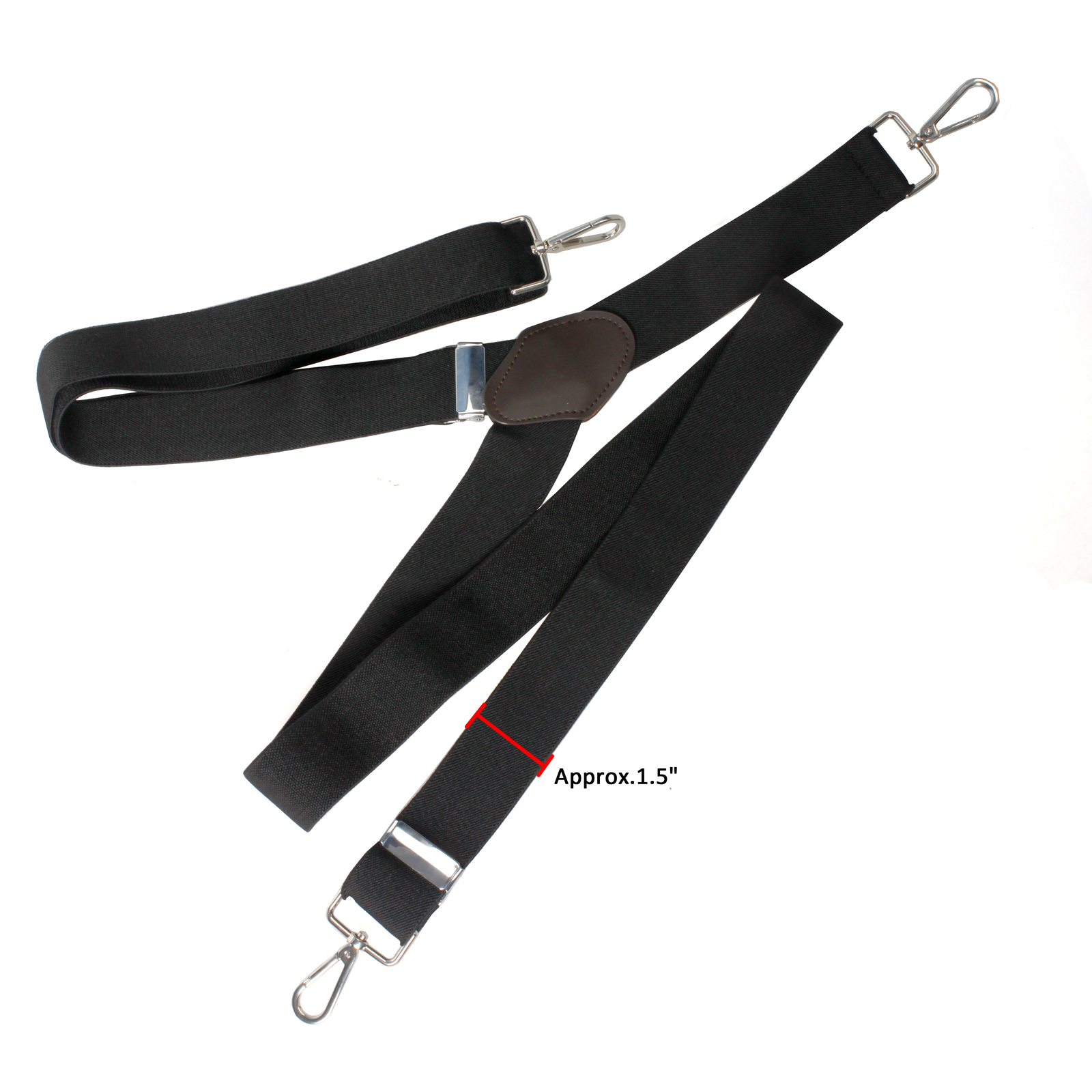Men's Suspender Y Back Adjustable Heavy Duty Elastic Y-Shaped Hooks Pants Braces