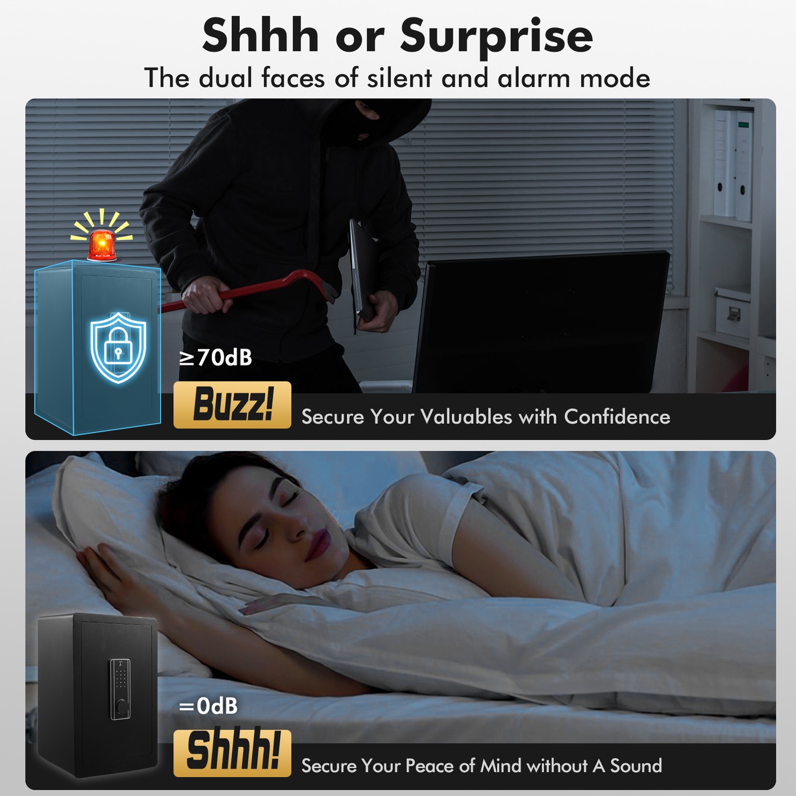 Large Safe Box Safety Steel Fireproof Digital Keypad Lock Home Cash Security New