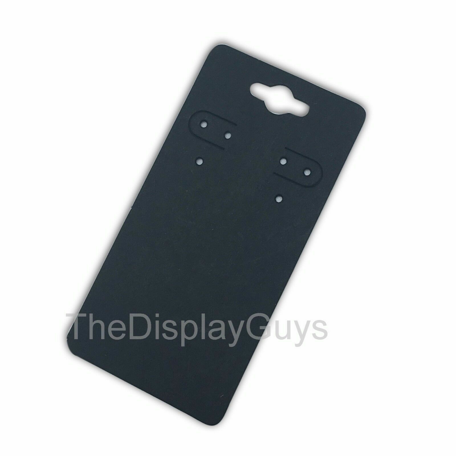 100/200/500pcs Black Kraft White Earrings Necklace Display Hanging Cards+ Holder