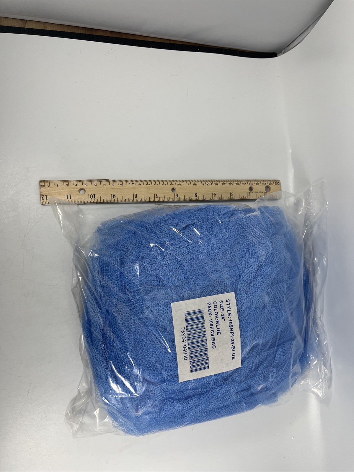 Hair Cooking Net 109hpi-24” Blue 100 Pcs.