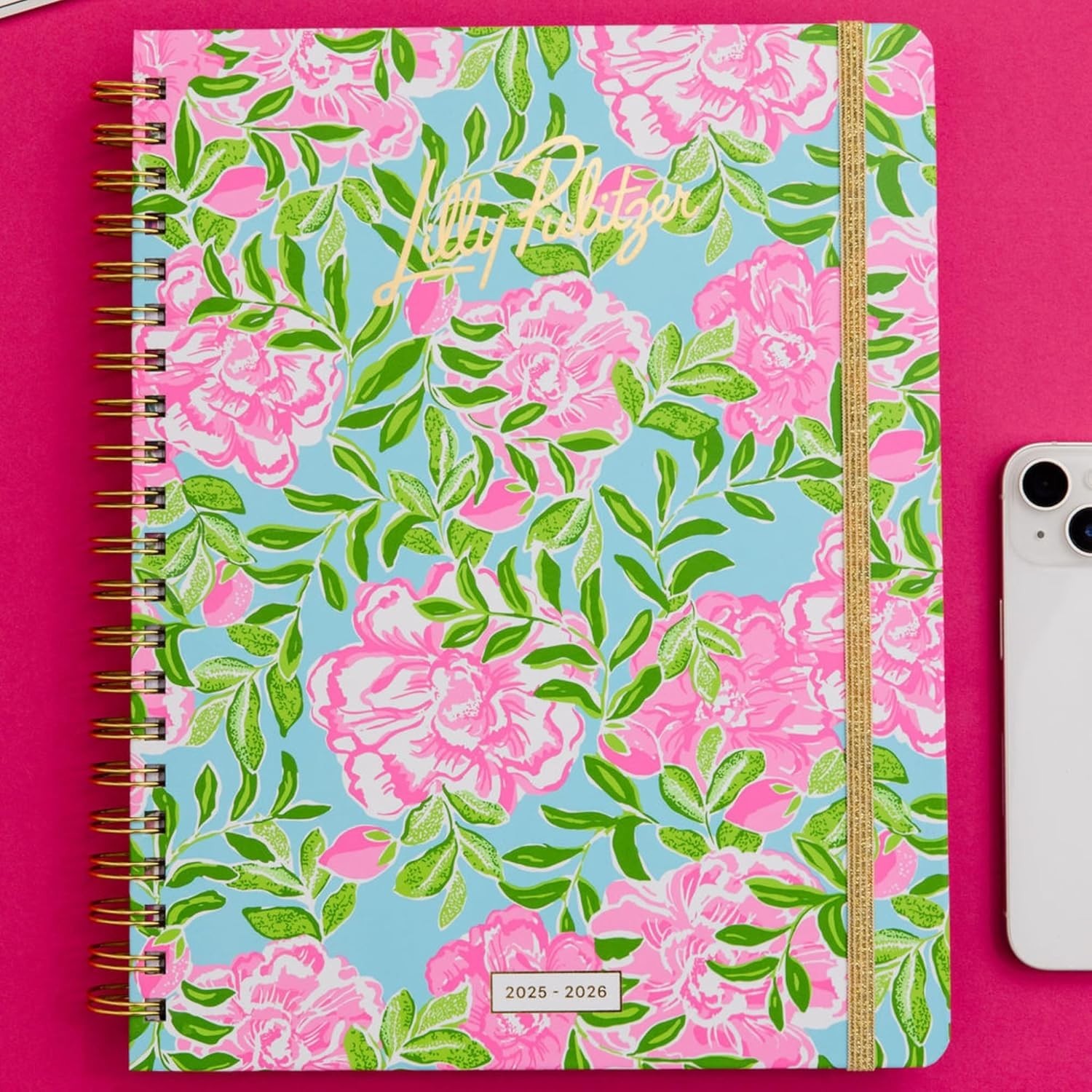 Lilly Pulitzer 17 Mo Jumbo Daily Planner Aug 25 - Dec 26 Weekly Monthly Agenda