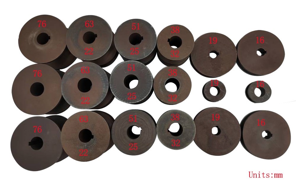 Electric Pipe Bender Roller 9Round/Square Dies Tube Bending Machine G76 2HP 110V