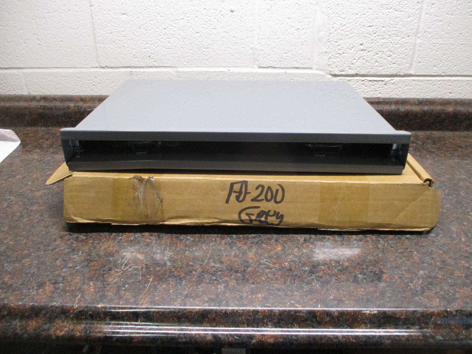 NEW BUDGET BUDDY FOLD UP WALL DESK FD-200 FD200 GREY FREE SHIPPING