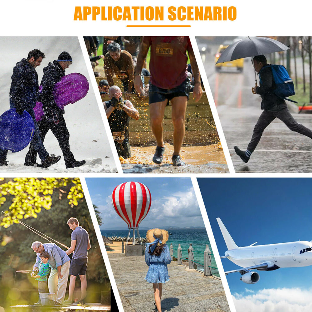 Reusable Anti-slip Rain Shoe Covers Overshoes Waterproof Cover Protector