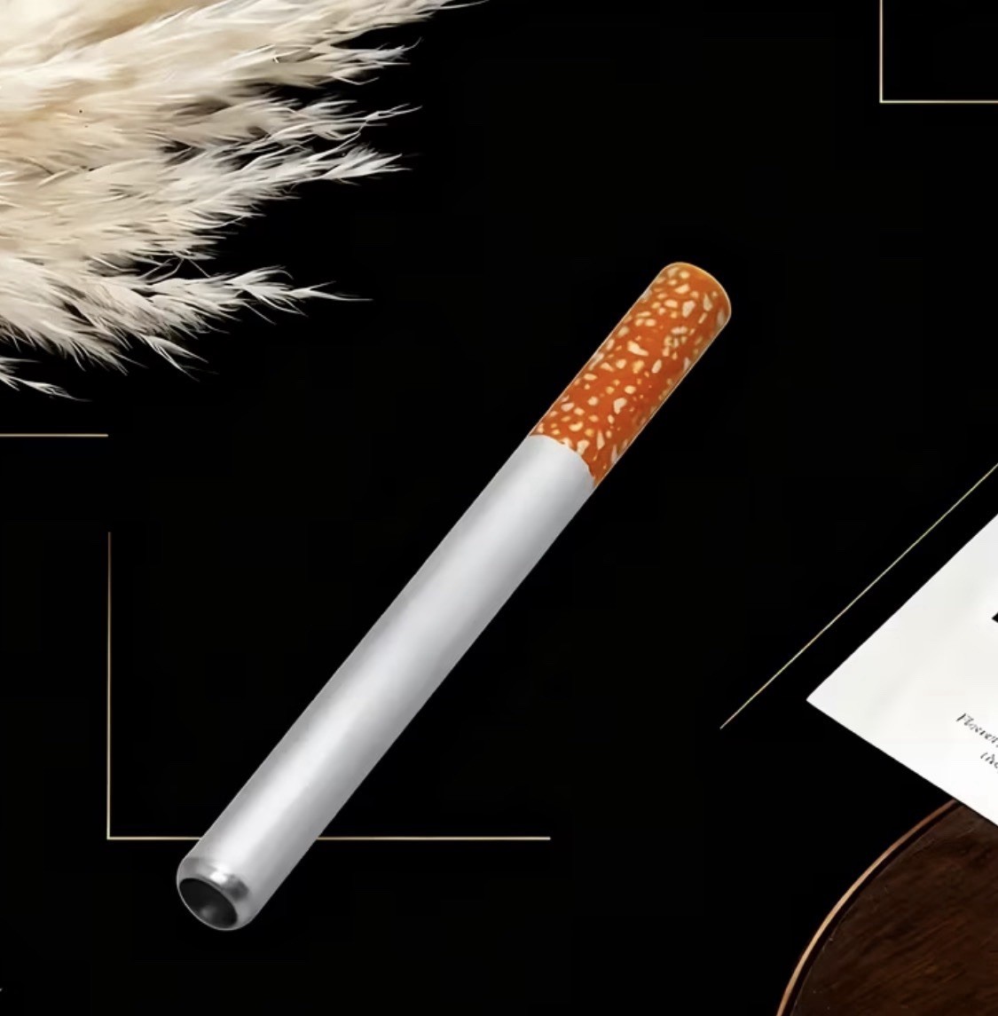 New 2 Novelty Fake Cigarette Bubble Blower Non Smoker Break time Funny Effective