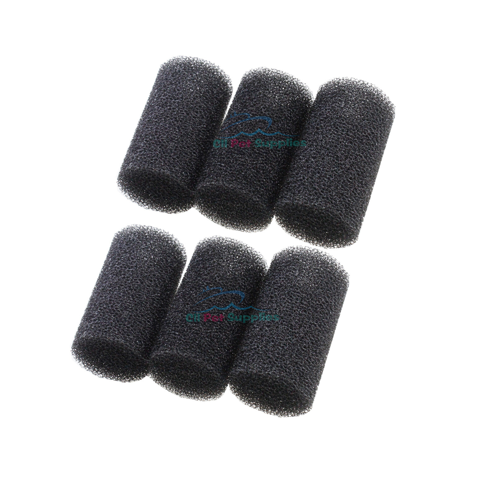 6-Pack Pre-Filter Sponge for Aquarium Fish Tank Filter Replacement Foam Cover