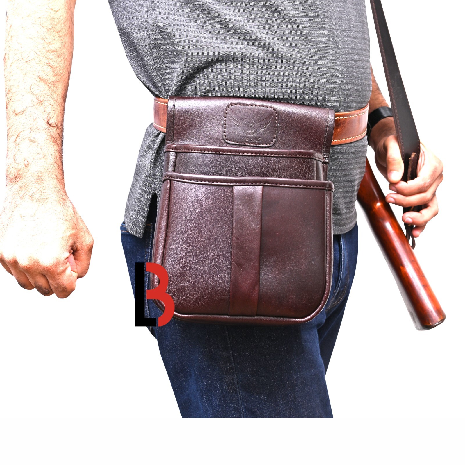 Trap Shooting Waist Bag Ammo Shot Gun Storage Shell Pouch Holder Cartridge Pouch