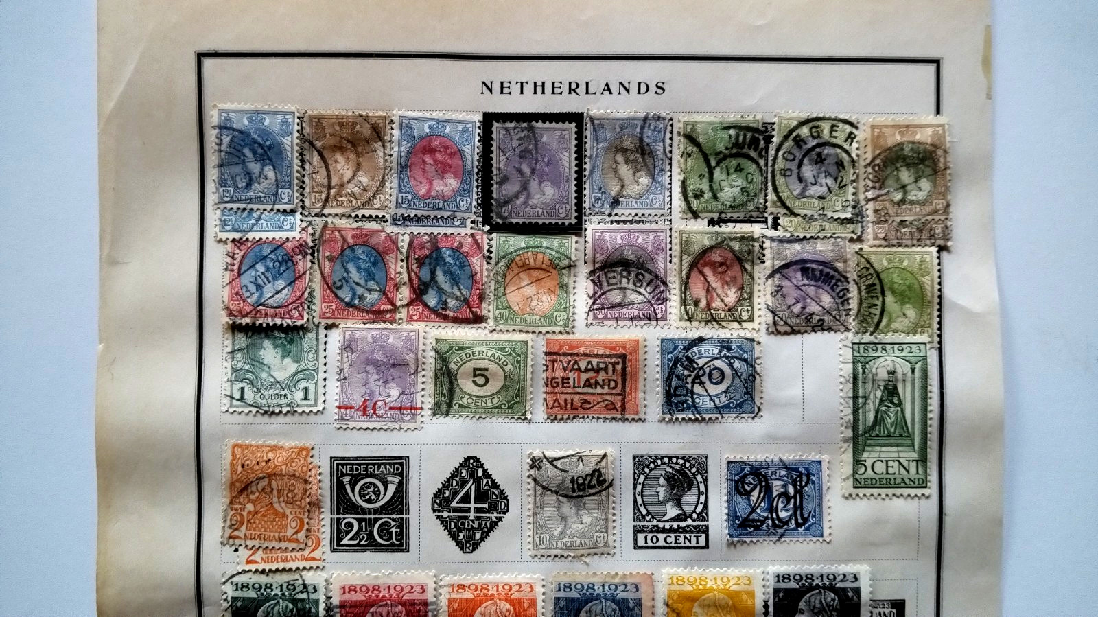 Netherlands Stamp Collection- Used / MH / MNH On Pages / Stock Cards