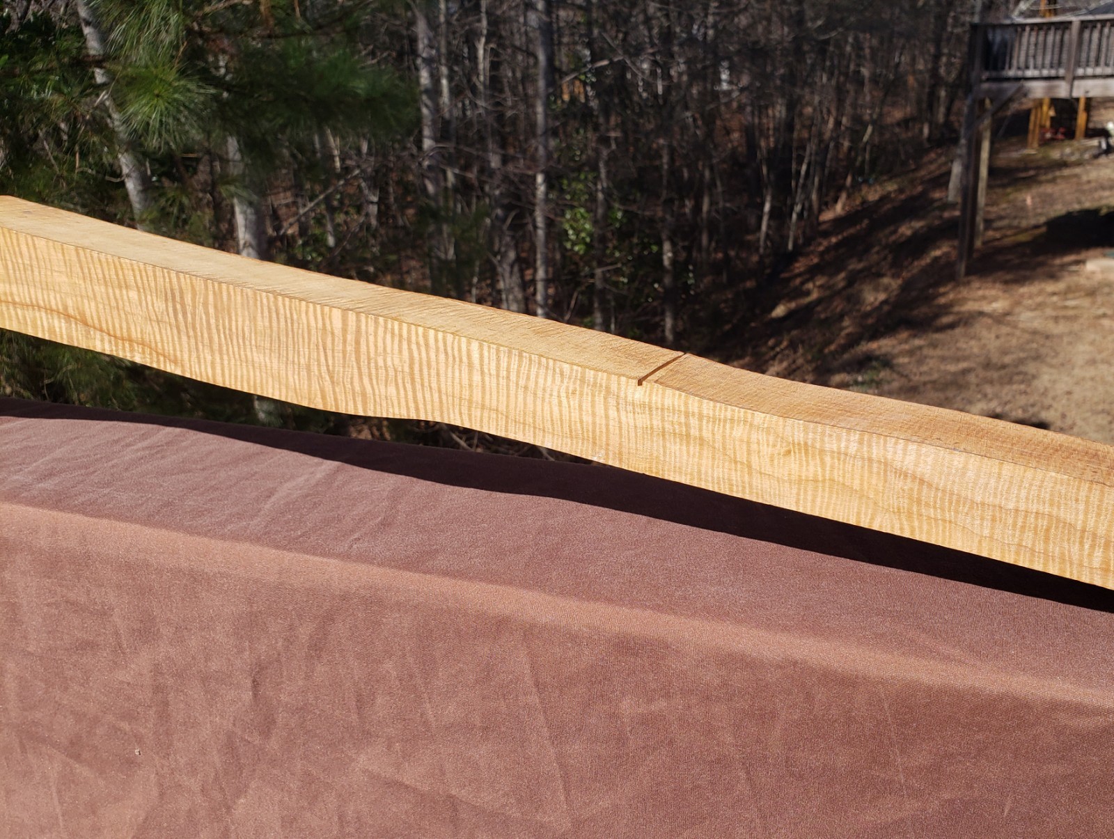 🔥 EXTRA CURLY TIGER MAPLE FULLSTOCK BLANK SLAB MUZZLELOADER LONGRIFLE HAWKEN