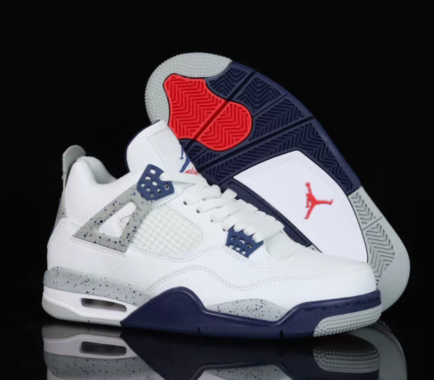 Jordan 4 Retro "Midnight Navy" Men's Basketball Shoes Mid Top Us Size7-12