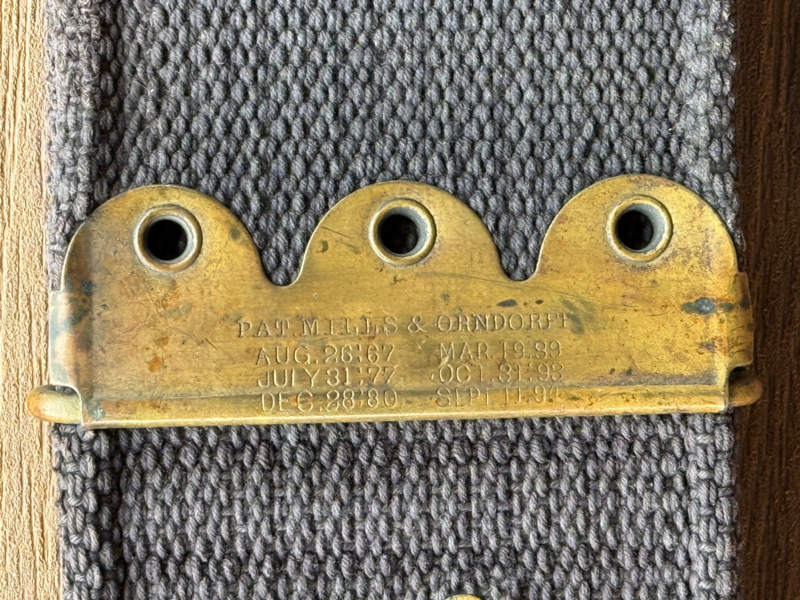 M1894, MILLS, ORNDORFF, DOUBLE ROW, 100 ROUND, KRAG .30-40, CARTRIDGE BELT