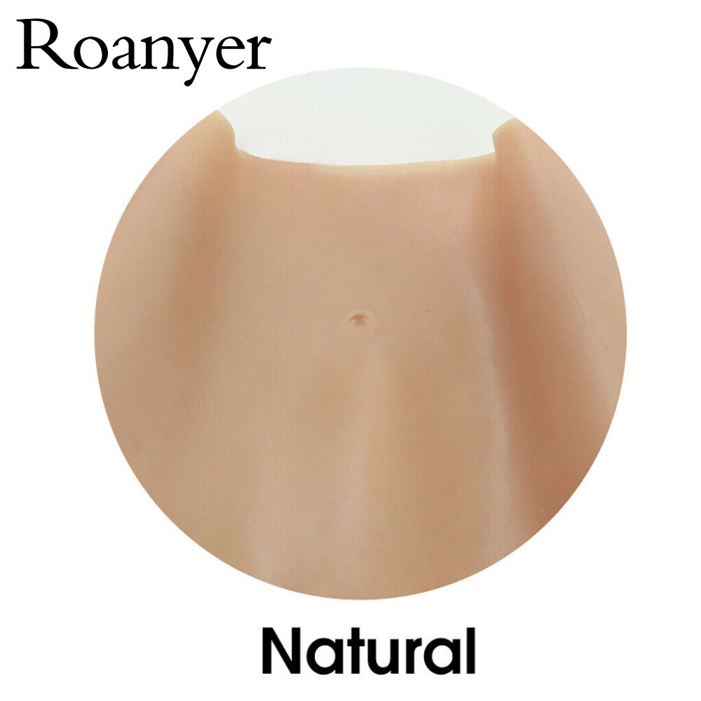 Roanyer Silicone Fake Belly Pregnant Bump 3-9 Months for Crossdresser Props