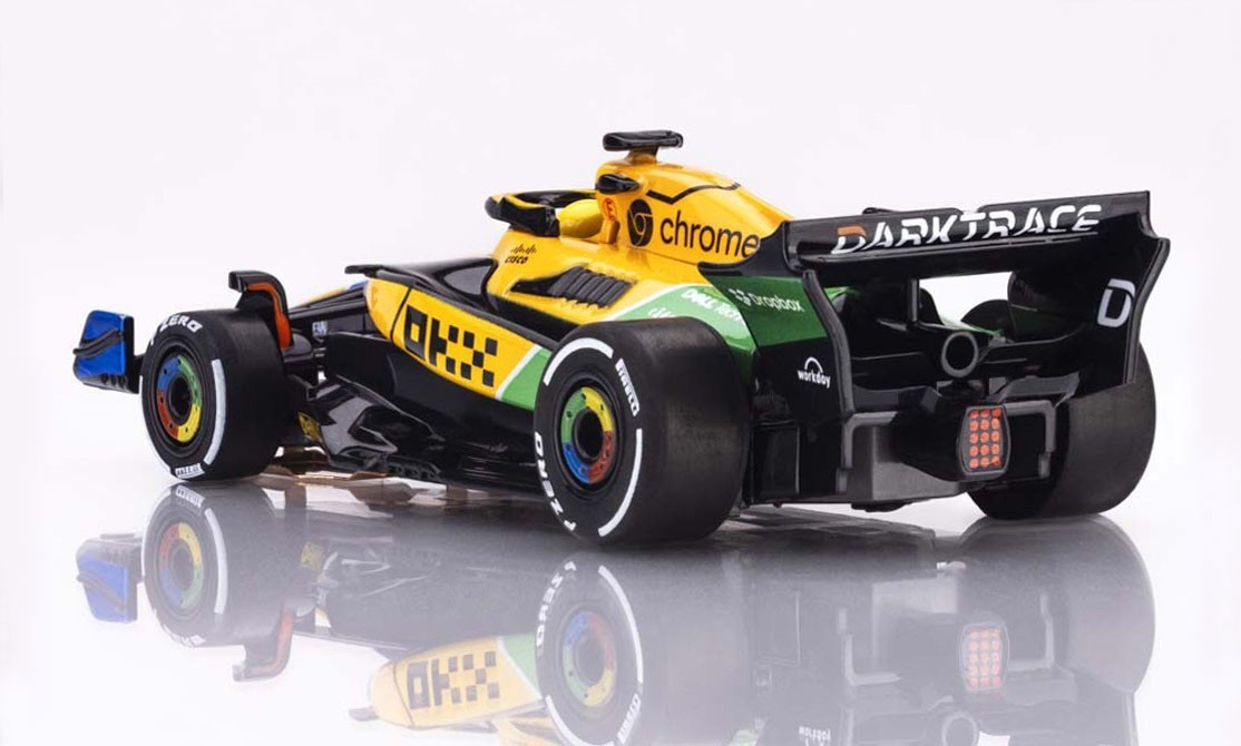 AFX Mega G+ McLaren F1 MCL38 #4 Senna Monaco HO Slot Car #22120 FREE SHIPPING!!