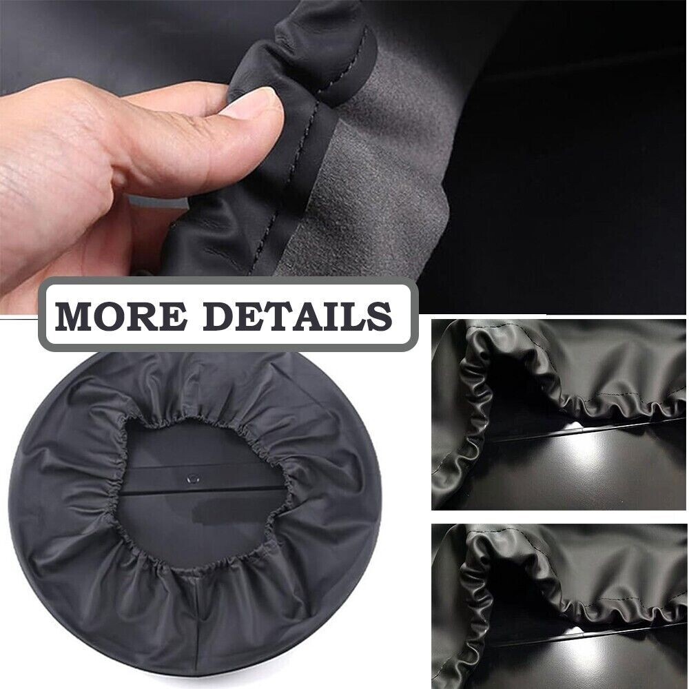 ABS Black Spare Tyre Tire Cover Fit For 2020-2024 Land Rover Defender 90 110 130