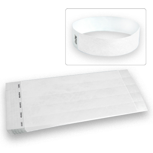 100 3/4”Tyvek Wristbands- Choose Your Color-Bars,Events,Clubs,Security,ArmBands