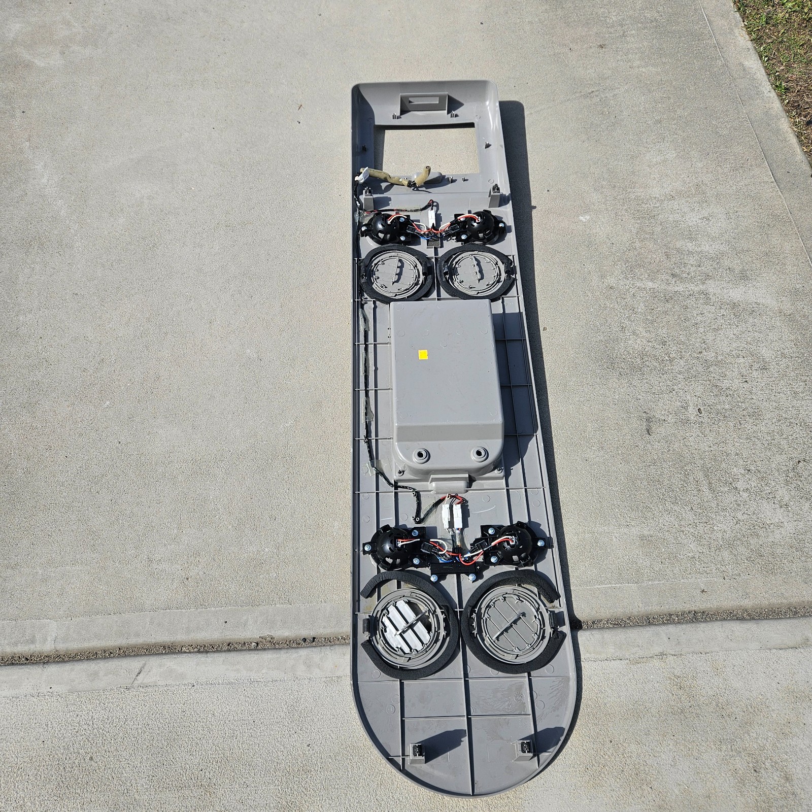 2004 - 2012 Nissan Armada Infiniti QX56 Overhead Console Rear Storage Grey OEM