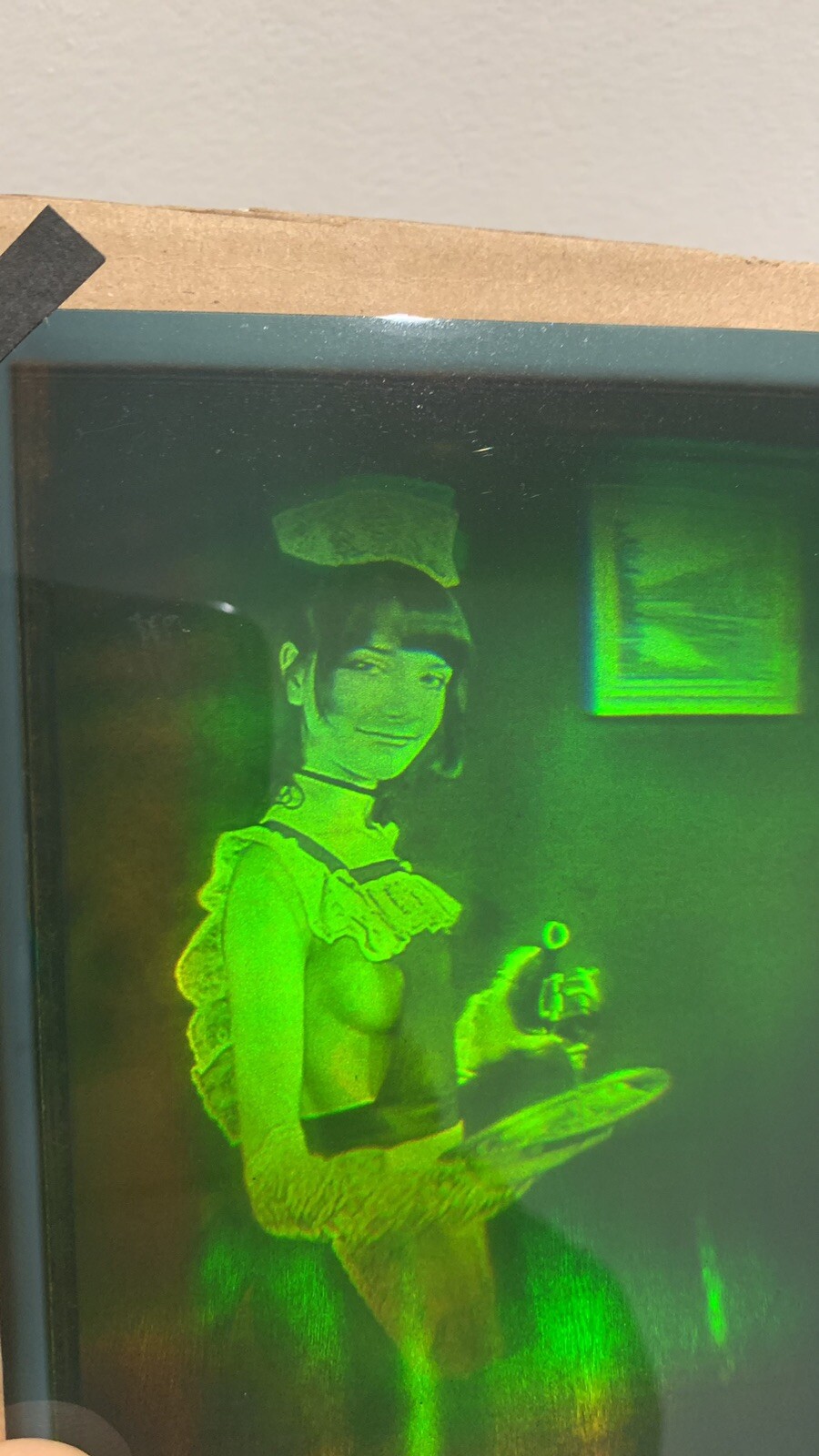 True 3D laser hologram. Casino Royale. Motion hologram