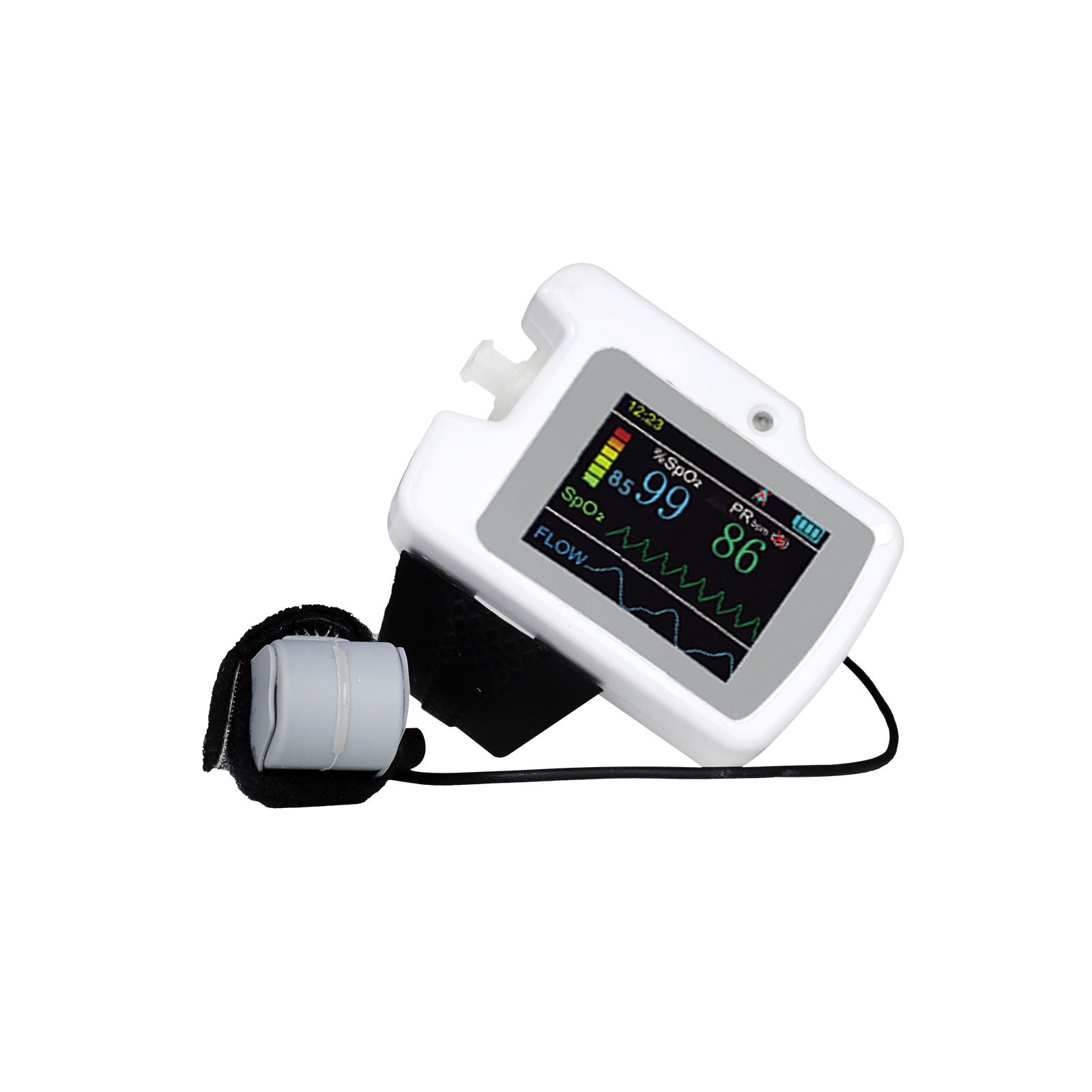 24hrs Sleep Apnea Recorder SpO2 Respiratory Patient Monitor PC Software Alarm